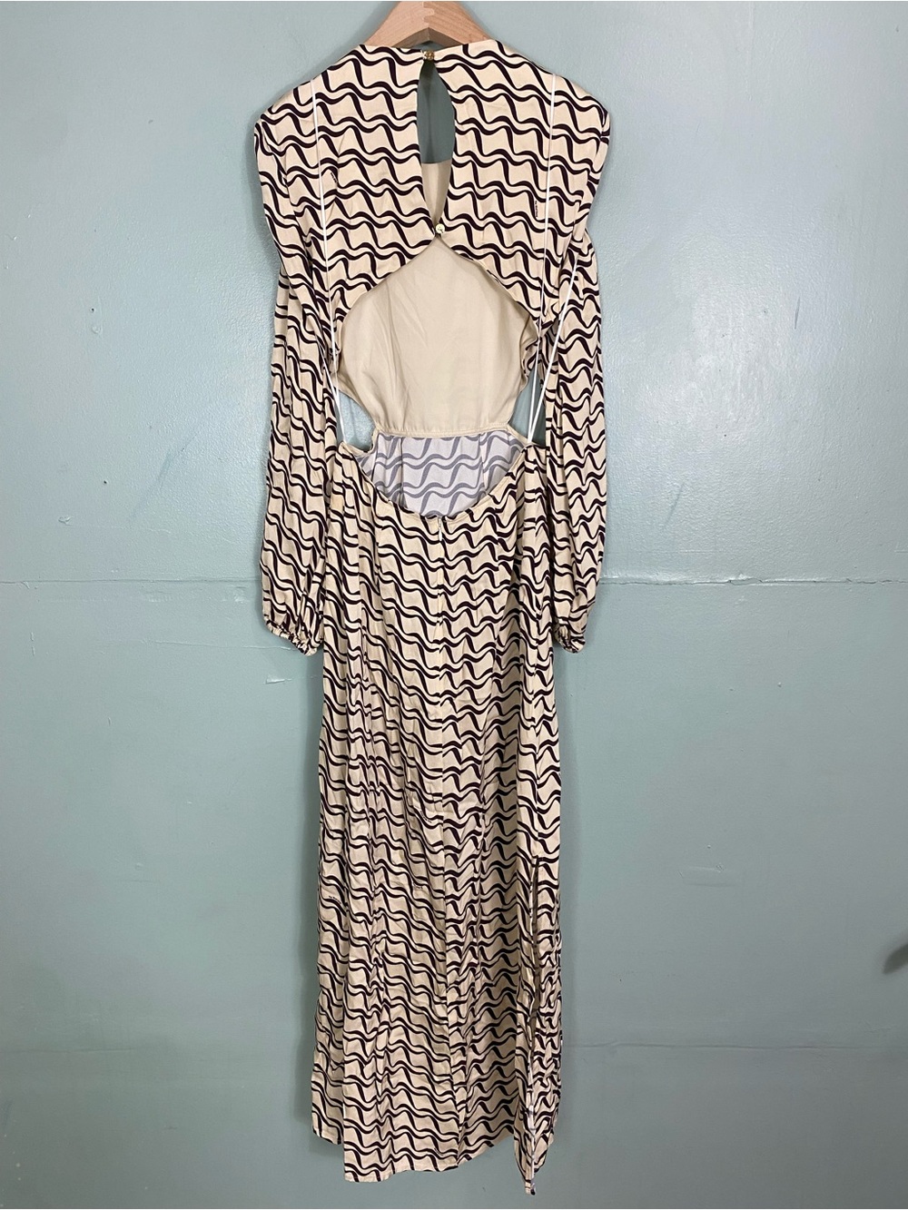 The Wolf Gang Free People Marrakesh Cut Out Maxi Dress Small Printed - Picture 6 of 12